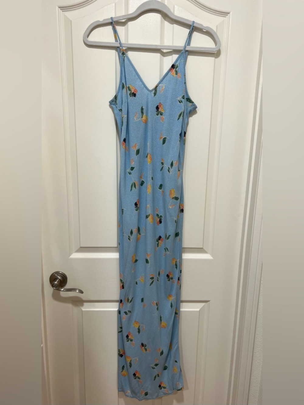O'Neill Light Blue Floral Slip Dress